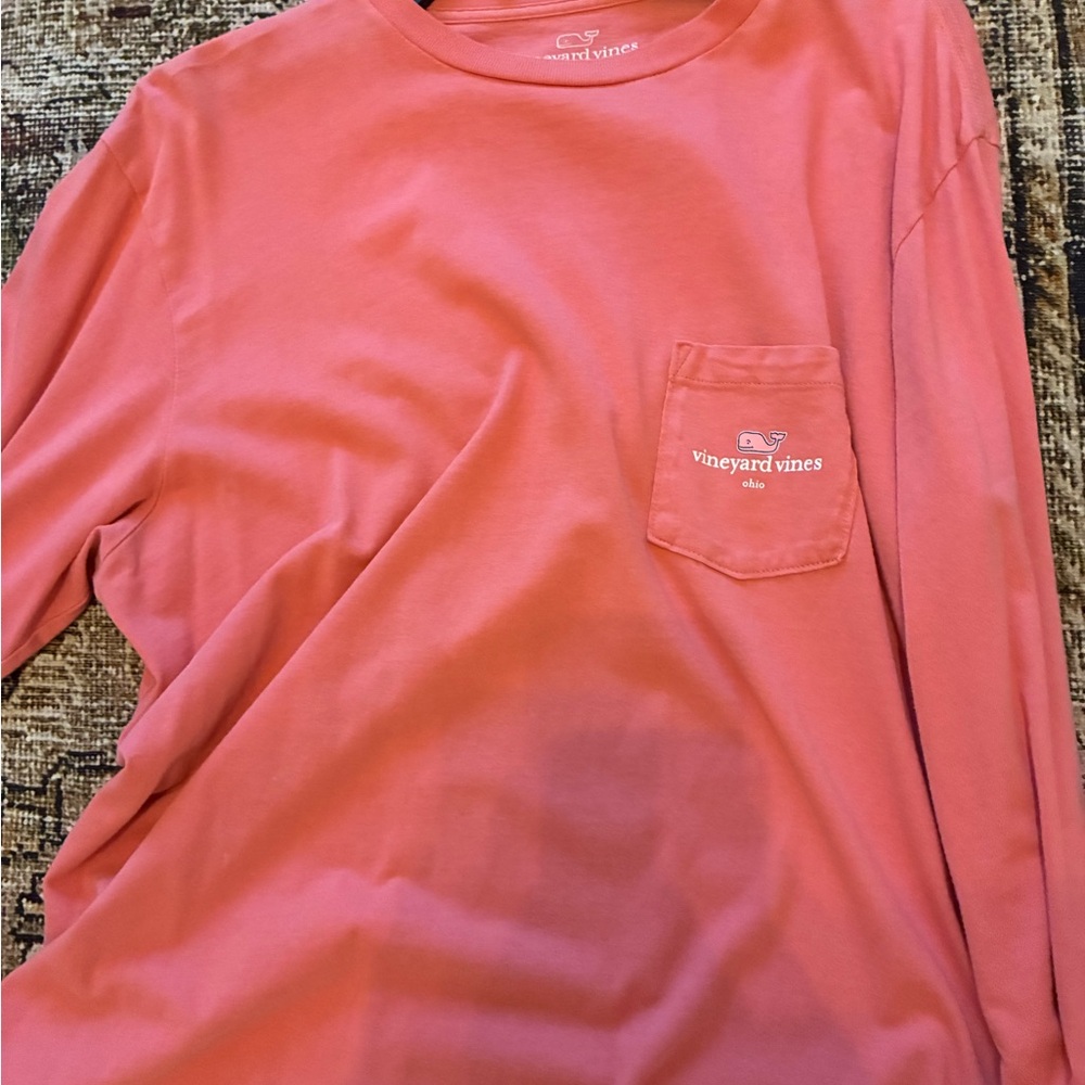 Vineyard Vines Pink Long Sleeve Tee
